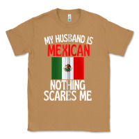 Toasted Coconut my husband is mexican nothing scares me funny husband zip hoodie Classic Tee - linhVisuals
