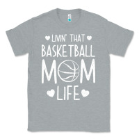 Heather Grey basketball t  shirt basketball mom life t  shirt Classic Tee - linhVisuals
