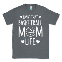 Charcoal Heather basketball t  shirt basketball mom life t  shirt Classic Tee - linhVisuals