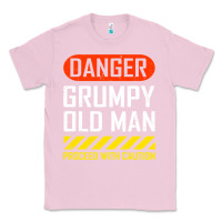 Bubblegum Pink funny danger grumpy old man sarcastic saying, retirement t shirt Classic Tee - linhVisuals