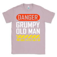 Lilac funny danger grumpy old man sarcastic saying, retirement t shirt Classic Tee - linhVisuals