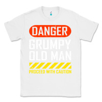 White funny danger grumpy old man sarcastic saying, retirement t shirt Classic Tee - linhVisuals