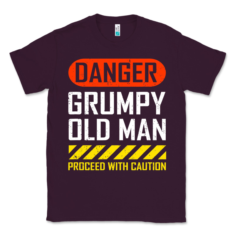 Funny Danger Grumpy Old Man Sarcastic Saying, Retirement T Shirt Classic Tee by linhVisuals | Teevron