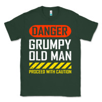 Sports Green funny danger grumpy old man sarcastic saying, retirement t shirt Classic Tee - linhVisuals