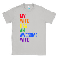 Moon Dust my wife has an awesome wife funny lesbian wedding gift t shirt Classic Tee - linhVisuals