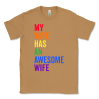 Toasted Coconut my wife has an awesome wife funny lesbian wedding gift t shirt Classic Tee - linhVisuals