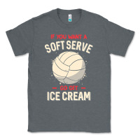 Charcoal Heather funny volleyball if you want a soft serve volleyball t shirt Classic Tee - linhVisuals
