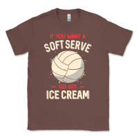 Chestnut funny volleyball if you want a soft serve volleyball t shirt Classic Tee - linhVisuals