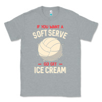 Heather Grey funny volleyball if you want a soft serve volleyball t shirt Classic Tee - linhVisuals