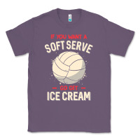 Lavender funny volleyball if you want a soft serve volleyball t shirt Classic Tee - linhVisuals