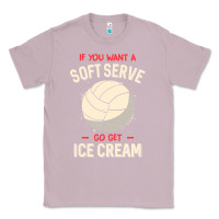 Lilac funny volleyball if you want a soft serve volleyball t shirt Classic Tee - linhVisuals
