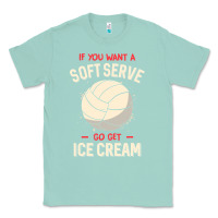 Seafoam funny volleyball if you want a soft serve volleyball t shirt Classic Tee - linhVisuals