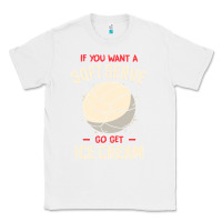 White funny volleyball if you want a soft serve volleyball t shirt Classic Tee - linhVisuals