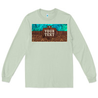 Matcha preview custom name turquoise stone leopard bull skull license plate Long Sleeve Tee - Artiststas