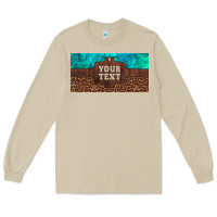 Mushroom preview custom name turquoise stone leopard bull skull license plate Long Sleeve Tee - Artiststas