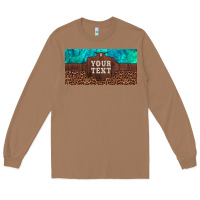 Toasted Coconut preview custom name turquoise stone leopard bull skull license plate Long Sleeve Tee - Artiststas