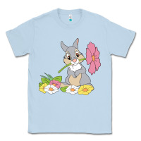 Dusty Blue thumper Classic Tee - linhVisuals