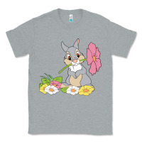 Heather Grey thumper Classic Tee - linhVisuals