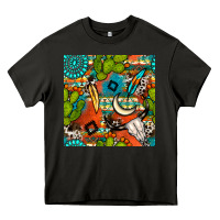 Asphalt western cactus aztec seamless pattern Heavy Core Tee - BundleAndBundleShop