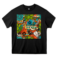 Black western cactus aztec seamless pattern Heavy Core Tee - BundleAndBundleShop
