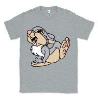 Heather Grey thumper Classic Tee - linhVisuals