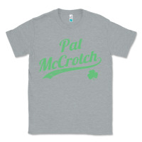 Heather Grey pat mccrotch funny st. patrick's day long sleeve t shirt Classic Tee - linhVisuals
