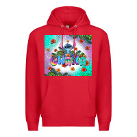 Red ohana stitch Premium Hoodie - AdoDesignShop