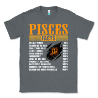 Charcoal Heather pisces facts t shirt pisces birthday gifts Classic Tee - linhVisuals