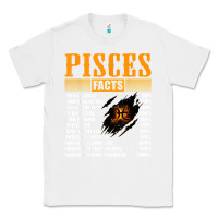 White pisces facts t shirt pisces birthday gifts Classic Tee - linhVisuals