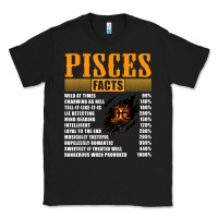 Black pisces facts t shirt pisces birthday gifts Classic Tee - linhVisuals
