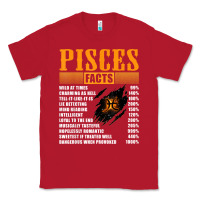 Red pisces facts t shirt pisces birthday gifts Classic Tee - linhVisuals