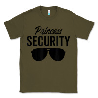 Army Green princess security dad boyfriend husband pregnancy t shirt Classic Tee - linhVisuals