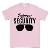 Bubblegum Pink princess security dad boyfriend husband pregnancy t shirt Classic Tee - linhVisuals
