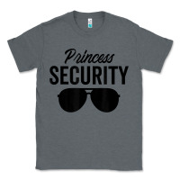 Charcoal Heather princess security dad boyfriend husband pregnancy t shirt Classic Tee - linhVisuals
