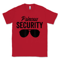 Red princess security dad boyfriend husband pregnancy t shirt Classic Tee - linhVisuals