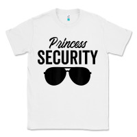 White princess security dad boyfriend husband pregnancy t shirt Classic Tee - linhVisuals