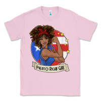 Bubblegum Pink puerto rican girl strong t shirt puerto rico pride boricua Classic Tee - linhVisuals