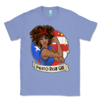 Colony Blue puerto rican girl strong t shirt puerto rico pride boricua Classic Tee - linhVisuals