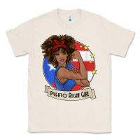 Natural puerto rican girl strong t shirt puerto rico pride boricua Classic Tee - linhVisuals