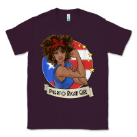 Plum puerto rican girl strong t shirt puerto rico pride boricua Classic Tee - linhVisuals