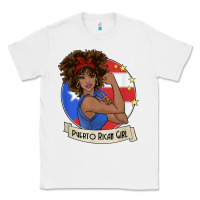 White puerto rican girl strong t shirt puerto rico pride boricua Classic Tee - linhVisuals