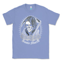 Colony Blue santa muerte female deity mexican satanic dead sugar skull tank top Classic Tee - linhVisuals