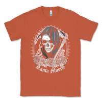 Copper santa muerte female deity mexican satanic dead sugar skull tank top Classic Tee - linhVisuals