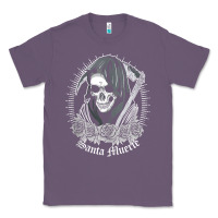 Lavender santa muerte female deity mexican satanic dead sugar skull tank top Classic Tee - linhVisuals