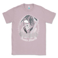 Lilac santa muerte female deity mexican satanic dead sugar skull tank top Classic Tee - linhVisuals