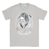 Moon Dust santa muerte female deity mexican satanic dead sugar skull tank top Classic Tee - linhVisuals
