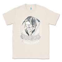 Natural santa muerte female deity mexican satanic dead sugar skull tank top Classic Tee - linhVisuals