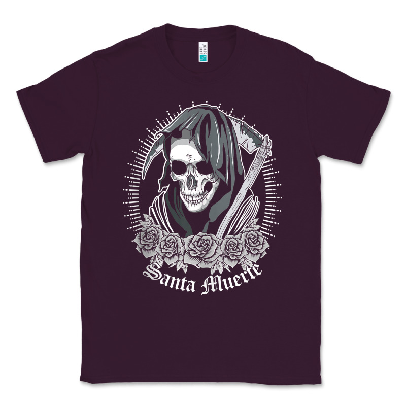 Santa Muerte Female Deity Mexican Satanic Dead Sugar Skull Tank Top Classic Tee by linhVisuals | Teevron