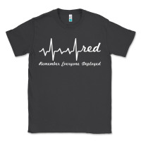 Smoke red friday military remember everyone deployed heartbeat t shirt Classic Tee - linhVisuals