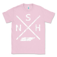 Bubblegum Pink vintage nashville retro nsh cross t shirt Classic Tee - linhVisuals